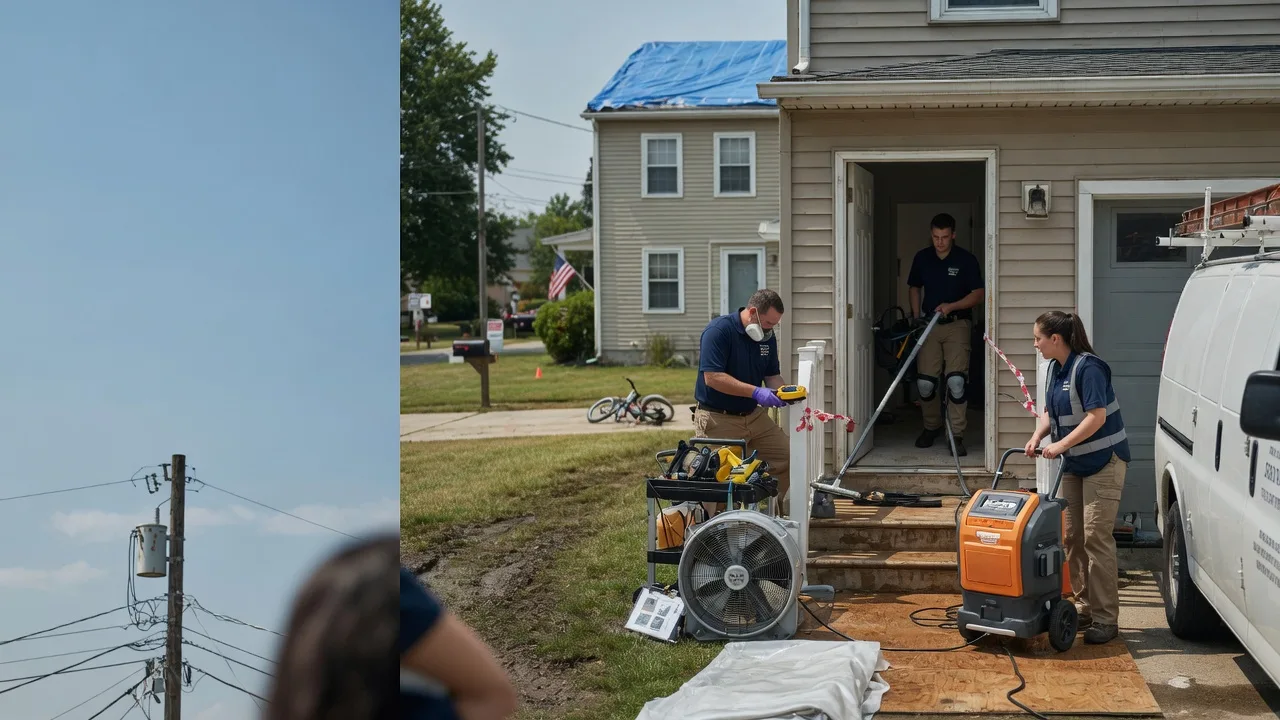 Water Damage Repair in Pierceton, IN near me
